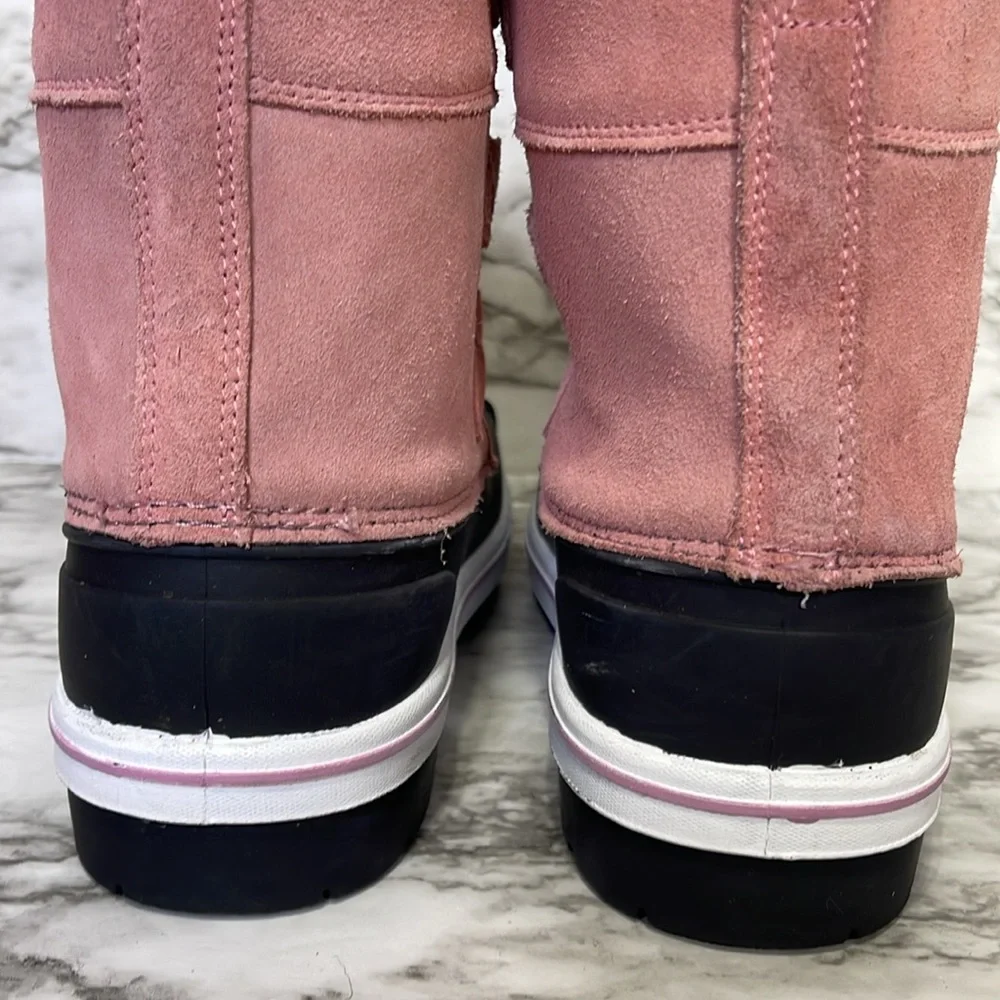 Cat & Jack Girls Snow Winter Waterproof Pink Boots Size 5